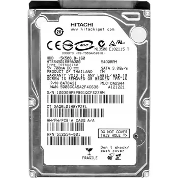 Interní pevný disk Pevný disk Hitachi Travelstar 5K500.B 160GB SATA II 2,5"