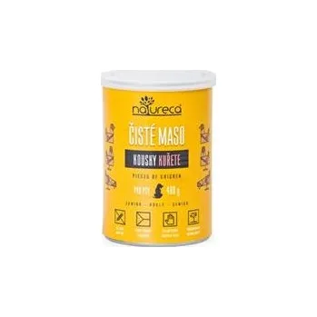 Krmivo pro psa NATURECA konz. kuřecí kousky pro psy 400g