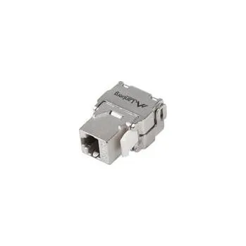 Patch panel LANBERG KEYSTONE MODULE TOOLLESS RJ45->LSA CAT.5E FTP 180°