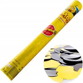Party dekorace Vystřelovací tuba s konfetami Včelka Mája – 40 cm