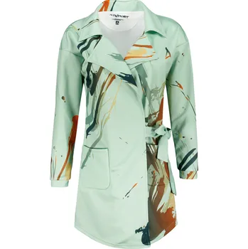 Dámská cargo bunda Dámské mikinové sáčko premium Altisport VOJ/ALW074MI05 ZELENÁ-ORANŽOVÁ M