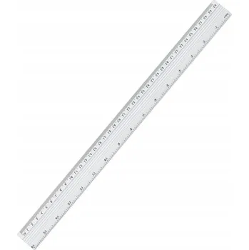 pravítka Hliníkové pravítko DLOUHÉ 40 cm DO ŠKOLY KANCELÁŘE Kvalitní pravítko pro děti