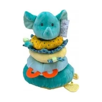 plyšák PYRAMIDKA Hračka PRO MIMINKA Plyšový SLŮNĚ 25 cm Ideální pro NOVOROZENCE