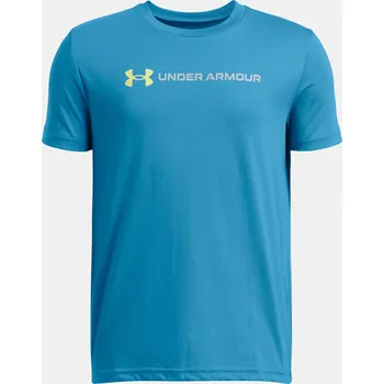 Chlapecké tričko Chlapecké tričko Under Armour UA B LOGO WORDMARK SS 1389963-452 Modrá YSM