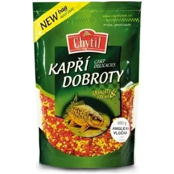 Návnadová surovina Chytil anglická vločka 800g - oranžová+zelená, 800g