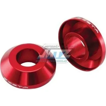 Kryty osy (rozpěrky) zadního kola ZETA Fast Spacer - ZETA ZE93-2202 - Kawasaki KXF250 / 04-18 + KXF450 / 06-18 + KX125+KX250 / 03-08 - červené KAWASAKI KX 125 2003-2008