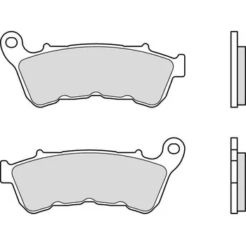 Brzdová destička Brzdové destičky BREMBO 07HD22CC CC ROAD 07HD22CC