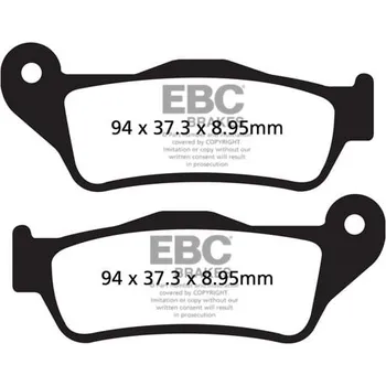 Autodíl Brzdové destičky EBC FA643V FA643V