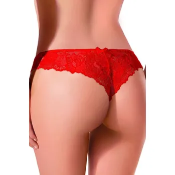 Kalhotky Brazilské kalhotky 17 červené - XL