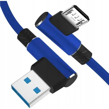 Datový kabel Kabel Interlook USB - microUSB typ B 2 m modrý
