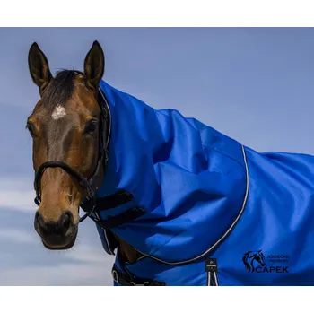 Deka pro koně Krk k dece Equi-Théme -TYREX AISANCE 1200D 0G- - Modrá - Cob