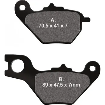 Brzdová destička Brzdové destičky EBC SFA776 SFA776