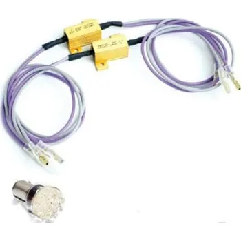 Elektroinstalace pro motocykl Sada rezistorů CUSTOMACCES HO0001O 3'9 /25W for LEDs turn signals zlatá HO0001O