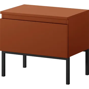 Noční stolek Noční stolek Bemmi v cihlově červené barvě - Selsey Design