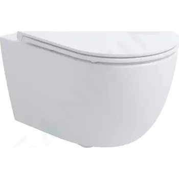 Klozet kielle Závěsné WC se sedátkem SoftClose, Rimless Vortex+, bílá 30102006