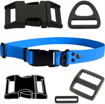 Obojek pro psa OBROŽEK S KOVOVOU PŘEZKOU PRO PSA MĚKKÝ VODĚODOLNÝ BIOTHANE S