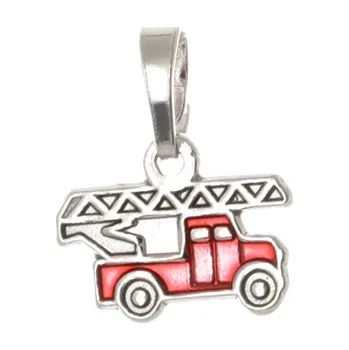 Přívěsek Stříbrný přívěšek hasičské auto STRZ0692F