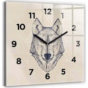 Hodiny Nástěnné hodiny Wallfluent černé 30 cm