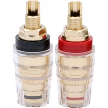 BANÁNKOVÁ ZÁSUVKA REPRODUKTOROVÁ 47mm M8 NAKAMICHI 2ks