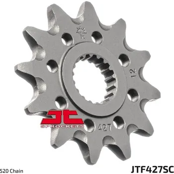 Řetězová sada pro motocykl Řetězové kolečko JT JTF 427-12SC 12 zubů, 520 Samočistící, Nízká hmotnost SUZUKI RM-Z 250 2007-2009