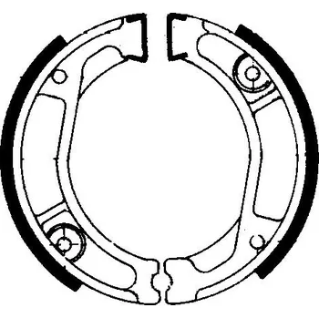 Brzda pro motocykl Brzdové čelisti FERODO 225129040 225129040