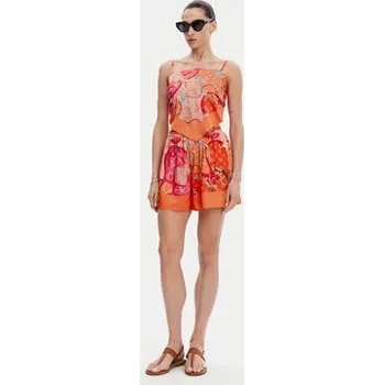 Guess Top E5GH02 WH4V0 Oranžová Regular Fit XS