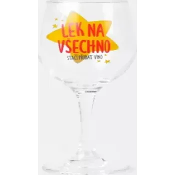 Žertovný předmět Sklenička lék na všechno