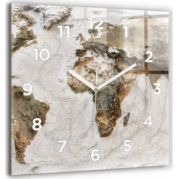 Hodiny Nástěnné hodiny Wallfluent hnědé 60 cm