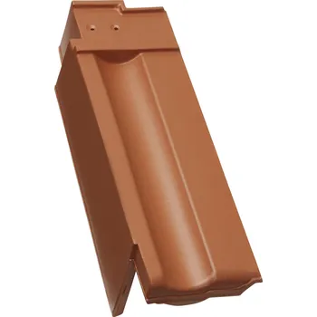 Střešní krytina Tondach - Contiton12/Stodo12 - pos.větr.pro přip.hřeb.okrajová L, gl. kaštanově hnědá