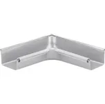 KJG Roh žlabový vnitřní hranatý bílo hliníkový 250 mm