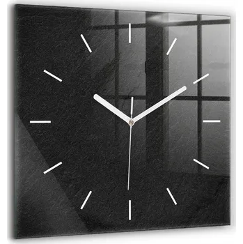 Hodiny Nástěnné hodiny Wallfluent černé 60 cm