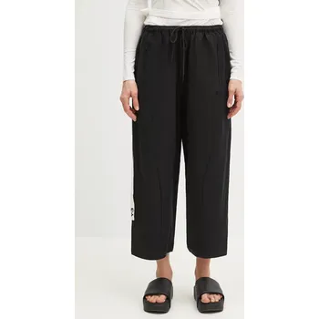 Dámské kalhoty Kalhoty Y-3 Washed Twill Pant, M, černá, 99X
