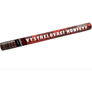 Konfeta Vystřelovací konfety srdce 60cm