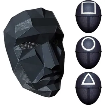 Karnevalová maska maska Squid game hra na oliheň , DRUH: šéf