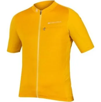 cyklistický dres Dres ENDURA GV500 Reiver S/S Jersey E5085YM - Mustard, pánský Velikost: M, Varianta: Mustard