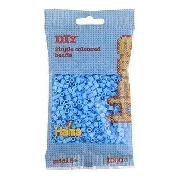 Dětské zboží Hama® Zažehlovací korálky MIDI pastelově modré 1000ks H-207-46