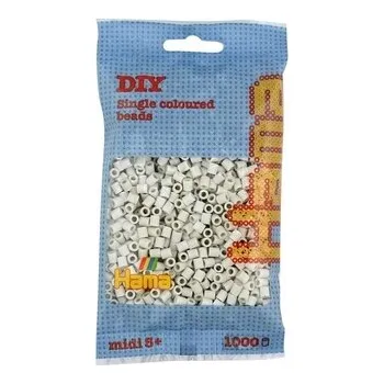 Dětské navlékací korálky Hama® Zažehlovací korálky MIDI slonová kost 1000ks H207-77