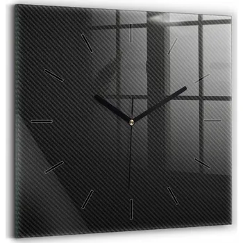 Hodiny Nástěnné hodiny Wallfluent černé 30 cm