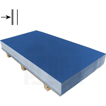 Plech KJG Tabule modrá tmavá jednostranná RAL 5010 - 0,55x1250x2000mm
