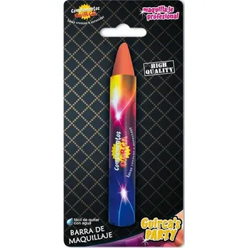 Karnevalový doplněk Dreck Líčidlo - pastelka oranžová