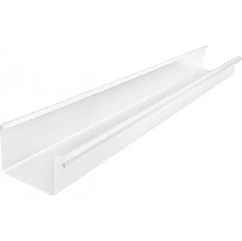 okap KJG Okapový žlab hranatý šedo bílý 400 mm, 4 m