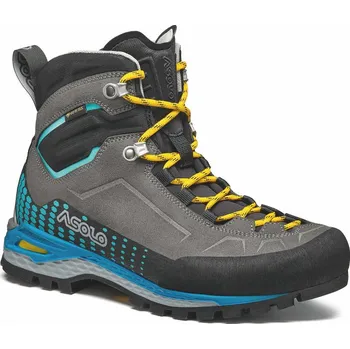 Dámská treková obuv Asolo Freney EVO Mid Lth GV ML graphite Barva: graphite/sea blue/B128, Velikost: 5 UK