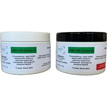 Tmel Dawex Chemical GMS A50, adiční silikon, 1 kg (0,5 kg A+0,5 kg B)