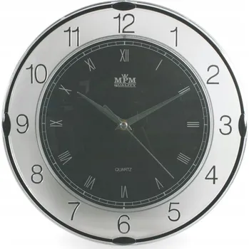 Hodiny Nástěnné hodiny MPM Quality černé 31 cm