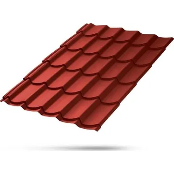 plechová krytina Lindab - Profil (Ideal) 35 Classic vínově červená RAL3011