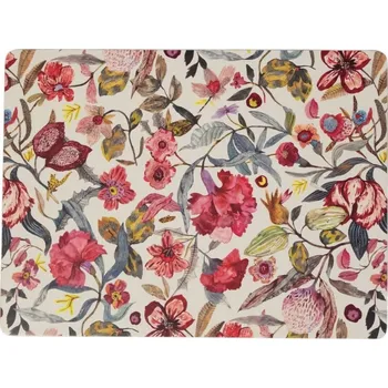 prostírání 4ks pevné korkové prostírání s květy Flowers - 30*40*0,4cm