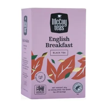 Káva McCoy teas ENGLISH BREAKFAST - porcovaný Černý Ceylonský čaj 40g McCOY Tea