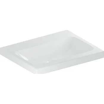 Umyvadlo Geberit iCon Light umyvadlo 60x48 cm, bez otvoru pro baterii, bez přepadu, KeraTect, bílá (501.834.00.8)