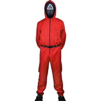 Karnevalový kostým Squid game hra na oliheň - dětský kostým , velikost: 11-12let