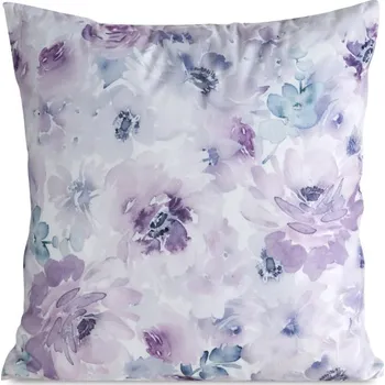 Povlečení Povlak na polštář MINK 31 bílý / fialový